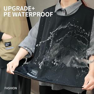 Chaleco Ajustable en Oferta, Delantal de Cocina Antisalpicaduras, Ropa de Trabajo para Catering, Chaleco de Barista, Estilo Unisex con Logotipo Personalizado - Product Image 4