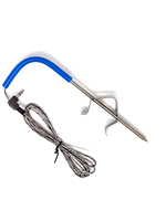 Sonda de Temperatura PT1000 de Grado Alimenticio con Junta de Silicona y Juego de Clips de Montaje Insertables para Parrilla de Barbacoa