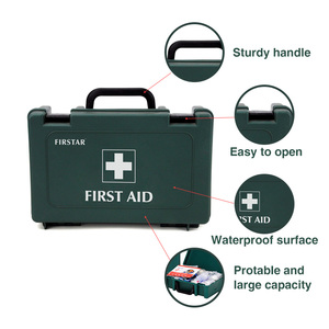 British Kit di pronto soccorso con componenti di pronto soccorso scatola portatile