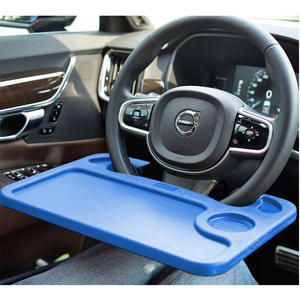 Mesa para Portátil en el Auto con Respaldo Multifuncional para <span class=keywords><strong>Silla</strong></span>, Mesa para Volante, Bandeja para Volante de Auto, Portavasos - Product Image 1