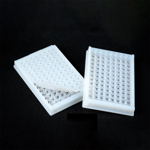 แผ่นไมโครเพลทแบบก้นแบน 96 หลุม สำหรับใช้ในห้องปฏิบัติการ 8 แถบ 12 แถบ - Product Image 4