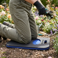 Tapis de genou multi-usage en EVA Woowave, coussin de genouillère imperméable et absorbant les chocs pour le jardinage, le nettoyage domestique, l'exercice et la réparation