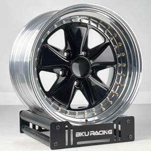 Bku Giả Mạo 2 Mảnh Bánh Xe Cho Porsche 964 Turbo 911 993 996 997 991 17 18 19 20 Inch Vành Sâu Món Ăn Lõm Hợp Kim 5X130 Bánh Xe - Product Image 3