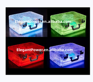 Hàng mới về 3 chai hộp đổi màu LED <span class=keywords><strong>Ace</strong></span> <span class=keywords><strong>of</strong></span> <span class=keywords><strong>Spade</strong></span> VIP, hộp đựng chai pha lê dành cho quán bar, hộp đêm - Product Image 2