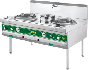 Trung Quốc Wok Range Big Burner Bếp Gas Thương Mại Countertop Bếp Gas Để Nấu Ăn