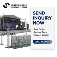 2026 Foresight Conector Cuadrado de Aluminio para Torre de Line Array, para Estructuras de Truss y Montaje de Cabezales de Máquina con Tornillos