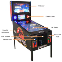 Machine de flipper virtuel 4K avec armoire en bois, jeu vidéo d'arcade et jeu de boxe pour centre de jeux et parc d'attractions