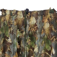 Tenue de camouflage réaliste pour la chasse, respirante en polyester, pour toutes saisons, usage extérieur, populaire, camouflage feuille de jungle, type Ghillie