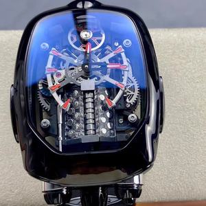 Montre de luxe pour homme, très vendue, design tendance, entièrement mécanique, avec cadran ajouré, verre saphir. - Product Image 1