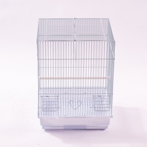 Jaula para loros de acero inoxidable de primera calidad, estructura sólida, fácil de limpiar, adecuada para la cría de aves de compañía medianas y grandes. - Product Image 1
