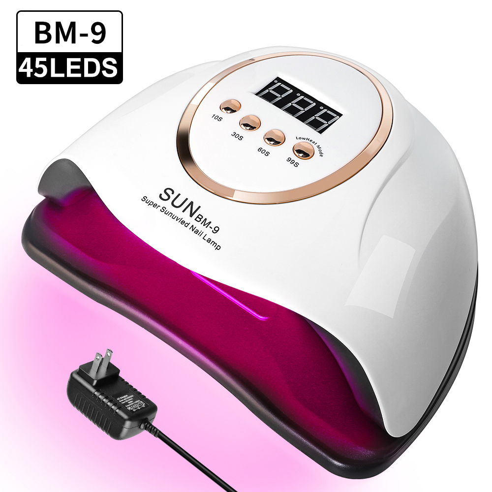 45 LED Beats BM9 Nail Lamp UV LED Quick Drying Nail Dryer Curing Lamp with Plastic Material Phototherapy Machine