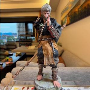 Stock modelo nuevo plástico negro Sun Wukong figura de acción juguete GK juego personaje derrotando estatua de Buda de 'Frozen' - Product Image 6