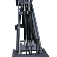Pont élévateur hydraulique super fin à six cylindres 4T 5T pour voitures, élévateur automobile, avec hauteur de levage maximale de 1870 mm, en promotion