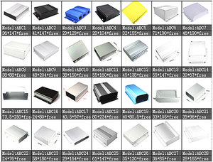 Boîte en métal <span class=keywords><strong>de</strong></span> profilé en aluminium extrudé <span class=keywords><strong>de</strong></span> haute qualité pour boîtier en aluminium PCB Led profilé en aluminium <span class=keywords><strong>3m</strong></span> 23*44*60mm BBC4 - Product Image 4