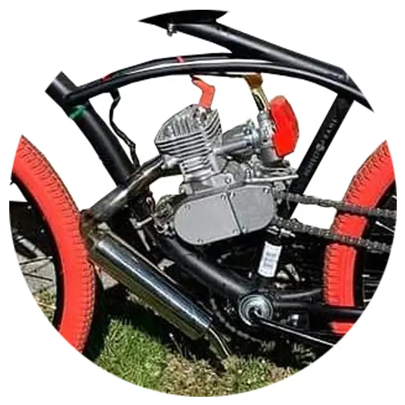 محرك دراجة bicimimoto 2 stroke bore 52 50 cc 85cc ZTMOTO محرك دراجة بالغاز ثنائي الأشواط