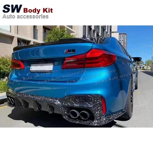 Difusor de Parachoques Trasero 3D de Fibra de Carbono para <span class=keywords><strong>BMW</strong></span> Serie 5 G30 G38 F90 <span class=keywords><strong>M5</strong></span> Lci de 4 Puertas, Alerón Trasero, <span class=keywords><strong>Precio</strong></span> al por Mayor - Product Image 2