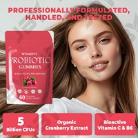 Complément alimentaire pour femmes en gros de l'usine JBY OEM, favorise la beauté et la santé, complément alimentaire à base de plantes, gommes probiotiques pour femmes