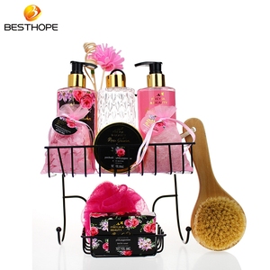 Personnalisé parfum de citron pour le bain et le corps fonctionne brume corporelle fer étagère 9 pc set de bain <span class=keywords><strong>spa</strong></span> - Product Image 2