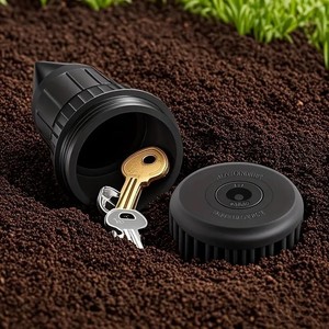 Garden Key Hider, Realistic Underground Watering Can Key Safe, No Battery Needed, Plastic for Outdoor Garden Security - Product Image 2