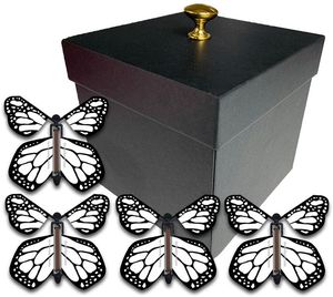 Креативная коробка-сюрприз в форме торта с летающими бабочками для подарков на дни рождения, выпускные и праздничные украшения - Product Image 4