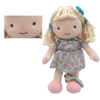 Poupée en peluche personnalisée Princesse, jouet en peluche doux, animal brodé, cadeau anti-stress, rembourrage en coton PP