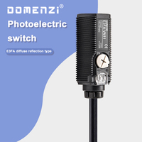 Interrupteur photoélectrique rétro-réfléchissant polarisé Domenzi E3FA-VN21 NPN NO 10-30V DC, capteur longue portée 4m pour objets réfléchissants