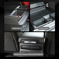 Boîte rangement centrale en cuir pu pour Nissan Patrol Y62, accoudoir Central, boîte de rangement et accessoires de voiture, 2013 — 2020