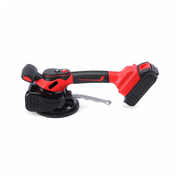 Vibrateur de carrelage sans fil 20V avec ventouse de 145 mm, batterie lithium externe et poignée auxiliaire