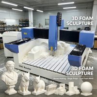 Machine de découpe de mousse CNC, machine de sculpture de mousse 3D, machine de découpe à fil chaud pour mousse EPS, machine de sculpture de mousse 1325