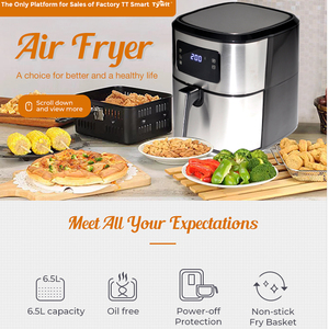 Hot New 6L Horno de freidora de aire digital Aparato de cocina inteligente de acero inoxidable completo para uso doméstico Fuente de energía <span class=keywords><strong>el</strong></span>éctrica - Product Image 6