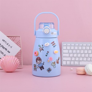 SilverJet Stainless Steel <b>Thermos</b> 750ml Vacuum Insulated Cute Design For Kids Water <b>Bottle</b> Portable Drinkware - Product Image 5