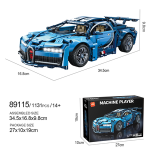 Pièces de construction de voiture <span class=keywords><strong>Bugatti</strong></span> <span class=keywords><strong>Divo</strong></span> à l'échelle 1:14, <span class=keywords><strong>jouet</strong></span> pour enfants de 6 ans et plus - Product Image 1