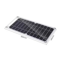 Chargeur solaire pliable 5V 6W pour le camping en plein air, la randonnée, les situations d'urgence, sortie USB, batterie externe, sac pliable, chargeur portable