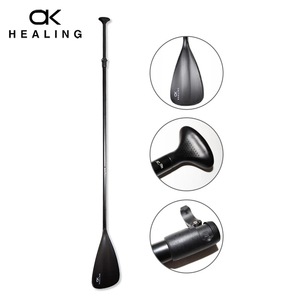 ไม้พายอลูมิเนียมน้ำหนักเบาพิเศษแบบล็อคเร็วสามท่อน ขนาด 170-220 ซม. พกพาสะดวกสำหรับทะเลสาบ แม่น้ำ และการพายเรือแบบยืน - Product Image 3