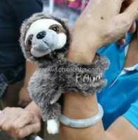 OEM Anneau de main en peluche Cercle de main paresseux Cadeau pour enfants Bracelet de claque de main Jouet/points de vente volants Clap Circle Pat