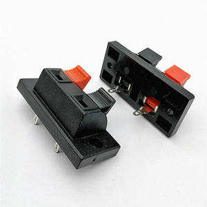 Clip de cableado grande de 2 posiciones con terminal de doble resorte, terminal de cableado de audio, clip de prueba de 2 posiciones con terminales de cobre - Product Image 1