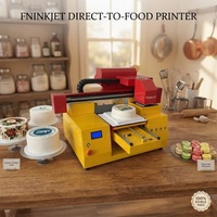 Imprimante alimentaire jet d'encre A3 Plus XP600 tout-en-un automatique multicolore à plat rechargeable pour gâteaux et bonbons, nouvelle vente chaude