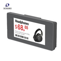BOHANG Etiqueta de estante electrónica digital ESL 2,4 GHz Etiqueta de precio de tinta electrónica Etiqueta de precio de estante electrónico inteligente para tienda minorista