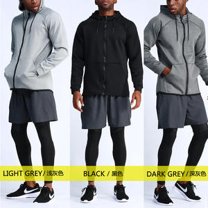 Chaqueta Deportiva con Capucha <span class=keywords><strong>JLM</strong></span> con Bordado y Patrón Sólido para la Temporada de Otoño - Product Image 4