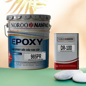 สีอีพ็อกซี่ NOROO NANPAO รุ่น 985PR สี RAL7043  ยึดเกาะดีเยี่ยม สำหรับงานเคลือบอาคาร ผลิตในเวียดนาม  น้ำยารองพื้นชนิดน้ำสำหรับพื้นผิวโลหะ - Product Image 4