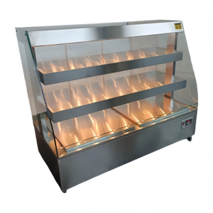 Thực phẩm ấm hơn tủ trưng bày với kiểm soát nhiệt độ cho siêu thị thực phẩm nóng hiển thị & Rotisserie gà giữ giải pháp - Product Image 5