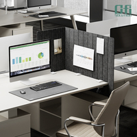 Écran de bureau acoustique en polyester gravé en V, écologique, insonorisant, pour la confidentialité, cloison acoustique de bureau en PET