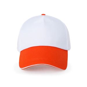 Casquette de baseball unisexe en coton, 5 panneaux, 2 couleurs, personnalisable, populaire, ajustable, pour un look formel ou sportif - Product Image 1
