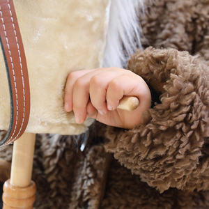 Yüksek kaliteli peluş hobi at sopa sesli oyuncak ve tekerlekler özelleştirilebilir at başkanı sopa çocuklar için toptan ve OEM mevcut - Product Image 5