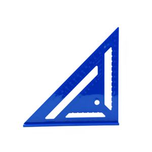 DEWEN Çok Fonksiyonlu Mavi Plastik Üçgen Cetvel Metrik Ölçekli 0.01mm Hassasiyet 7''/12'' Boyut 0-300mm Ölçüm Aralığı - Product Image 5
