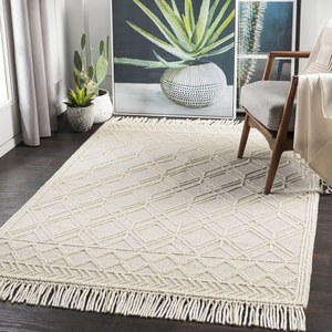Natural Wool Hand Woven Area <b>Rug</b> For Home Decoration Featuring Soft Texture Elegant Patterns And <b>Long</b> Lasting For Daily Use - Product Image 3