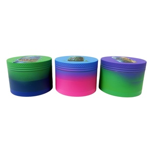Custom Logo 50mm Zinc Alloy <b>Herb</b> 4 Layer Spice <b>Grinder</b> with Magnetic Closure Smoking Accessories for Consumers - Product Image 3