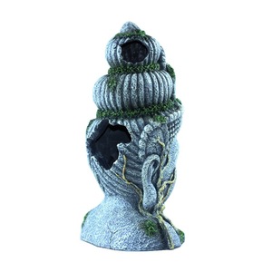 Statua di Buddha Decorativa per <span class=keywords><strong>Acquario</strong></span>, Ornamento per Vasche di Pesci Ornamentali e Terrari per Rettili, Statuetta di Buddha per Allevamento <span class=keywords><strong>Tartarughe</strong></span> - Product Image 2