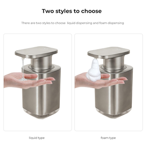 Nouveau Distributeur Automatique de Savon et de Gel Hydroalcoolique en Acier Inoxydable Brossé Modèle <span class=keywords><strong>Funky</strong></span> 2026 pour Cuisine - Product Image 5
