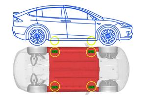 Bloc en caoutchouc LQ1013013 pour élévateurs à ciseaux et bloc de surélévation pour élévateur de voiture portable - Product Image 4